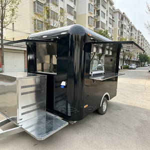 Ice Cream Cart Fully Equipped Mobile Food Cart for Street Food <b>Concession</b> <b>Trailer</b> - Product Image 2