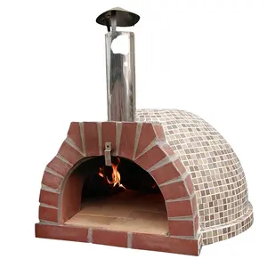 Factory Price Refractory Brick Wood Burning pizza oven For Outdoor Wood Fired Pizza Oven