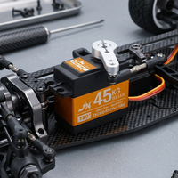 Servomoteur numérique JX 45KG à engrenages métalliques et plastiques, haute tension 6.0-8.4V, pour voitures RC, robots, drones industriels, pièces d'avions/bateaux RC
