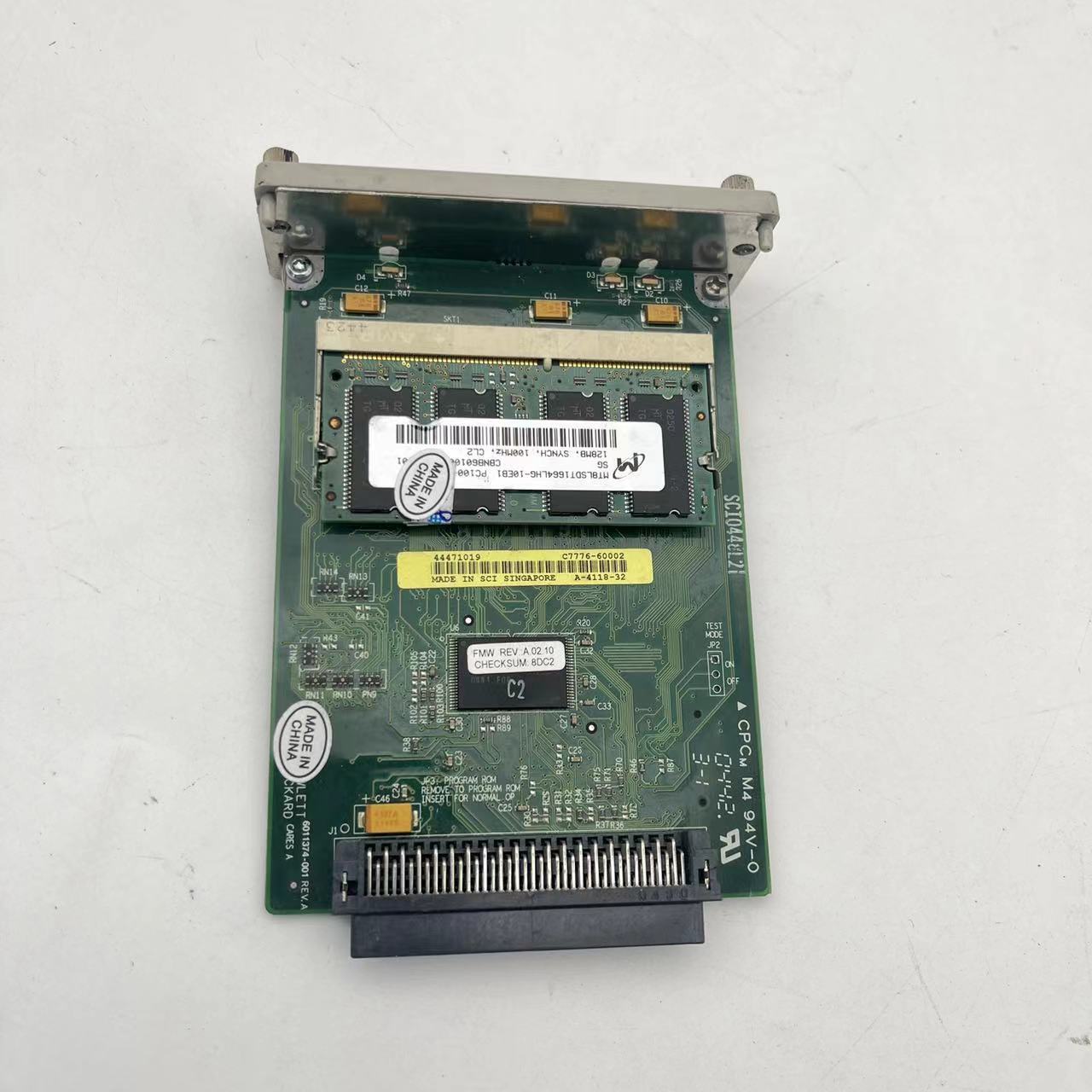 HP C7772A Formatter Board & 128MB Memory Kit For Designjet 500 / 500 Plus Plotter (Open Box)