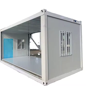 Casa Contenedor de Acero Prefabricada en Forma de X, Modular, Ecológica, con Paneles Sándwich, de 20 Pies y 40 Pies, para Oficina en Exteriores, Plegable y de Rápida Instalación - Product Image 1