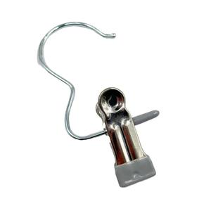 Clip multifuncional de acero inoxidable en forma de 3 para ropa, pantalones, faldas, calcetines, con gancho, clip para ropa sin dejar marcas. - Product Image 3
