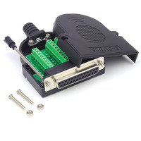 Connecteur parallèle/sérielle 25 broches sans soudure Kaicap DB25 mâle/femelle PVC + Cuivre Pur Logo Personnalisé Moule Privé Garantie à Vie