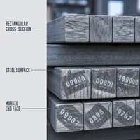 Billet vierge en acier carbone Damas forgé sur mesure pour la fabrication de couteaux, service de soudage disponible, divers motifs disponibles