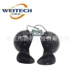 ชุดแตรรถยนต์ Weitech แบบหอยทาก 12V เสียงคู่ กันน้ำ สำหรับติดตั้งเพิ่มเติม - Product Image 4