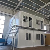 Unità residenziali piatte prefabbricate portatili a basso costo, da 20 a 40 piedi, grandi case prefabbricate per Container