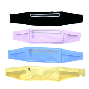 Sac banane personnalisé avec logo, broderie, petit sac de taille, fabricant OEM de sacs de taille, ceinture de course compressible pour <span class=keywords><strong>femme</strong></span> OEM - Product Image 2
