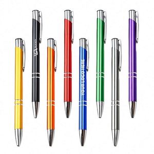 Promotion Custom Metal Ballpoint <b>Pen</b> with Plastic Material Business <b>Gifts</b> Customized Logo Silk Screen Printing Portable - Product Image 1