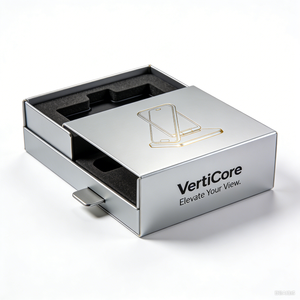Boîte en carton rigide personnalisée avec logo écologique pour support <span class=keywords><strong>de</strong></span> téléphone <span class=keywords><strong>de</strong></span> voiture pliable, emballage pour accessoires <span class=keywords><strong>de</strong></span> téléphone portable - Product Image 2