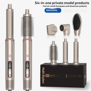 Nouvelle brosse à air chaud multifonctionnelle en céramique de tourmaline, haute vitesse, sans balais, réduction du bruit, 1400W, pour <span class=keywords><strong>coiffure</strong></span> - Product Image 1
