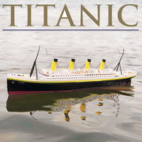 Modèle de bateau de croisière Zetink Titanic RC 1:325, bateau télécommandé 2,4G 4 canaux, cadeau pour collectionneur adulte, jouet pour piscine ou lac