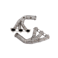 Colectores de escape de acero inoxidable con aislamiento para Porsche 991.1 991.2 GT3 3.8L 4.0L, diseño de carreras de longitud igualada, 100% compatibles