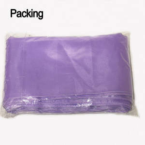 सबसे सस्ता आभारी शादी की पार्टी सजावट ब्लश कुर्सी Sashes के लिए सादा साटन कुर्सी टाई भोज तह कुर्सियों - Product Image 4