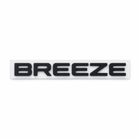 Prix de gros pour lettres 3D en ABS chromé A-Z et chiffres 0-9, emblèmes de voiture pour plaques d'immatriculation