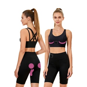 Chaleco de yoga EMS, sujetador deportivo, ropa interior deportiva para Pilates, pantalones de masaje de microcorriente EMS para levantamiento de cadera y tonificación de piernas, pantalones de Kegel. - Product Image 1