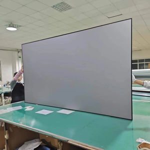 Écran de projection à cadre fixe de 64 à 120 pouces CBSP en cristal pour animaux de compagnie à portée ultra courte, écran de projecteur blanc doux Home <span class=keywords><strong>Cinema</strong></span> - Product Image 4