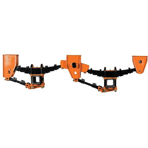 Semi-remorque en acier neuve avec suspension mécanique à 3 essieux de type Fuwa américain de 8 mm, dotée de ressorts à lames 16*90*9 ou 16*90*10 - Product Image 2