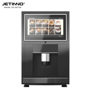 Jetinno JL24-IN5C 14'' <b>Touch</b> <b>Screen</b> Instant <b>Coffee</b> <b>Machine</b> Gas Station with Instant Powder - Product Image 1