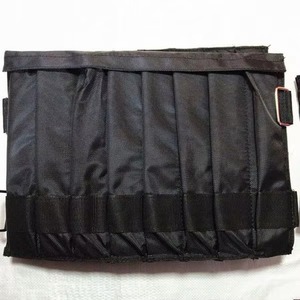 Chaleco con peso de placas de acero ajustable para exteriores, con almohadillas para hombros, para rellenar con arena - Product Image 2