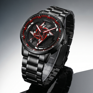 Neue Original 3D Offizielle Rotierende Quarz-Armbanduhr 360° Drehbar Wasserdicht Anime Sharingan für <span class=keywords><strong>Shisui</strong></span> - Product Image 2