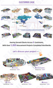 <span class=keywords><strong>Parc</strong></span> de trampolines à activité zonée, rembourrage doux haute résistance, protection contre les chocs, équipement de terrain de jeu intérieur pour enfants et adultes - Product Image 6