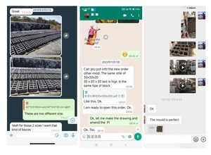 Tragbare Konstruktion Ton herstellungs maschine Klein unternehmen Halbautomati scher Zement betonmischer 220V Motor Motor form - Product Image 6