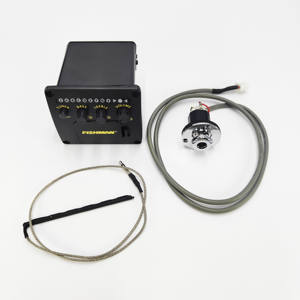 Préampli égaliseur <span class=keywords><strong>2</strong></span> bandes HIVE pour <span class=keywords><strong>guitare</strong></span> acoustique AEQ-2T avec accordeur et égaliseur piézo - Product Image 1