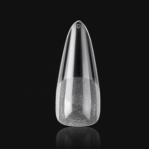 180 <span class=keywords><strong>Uñas</strong></span> Postizas Profesionales <span class=keywords><strong>para</strong></span> Extensión de <span class=keywords><strong>Uñas</strong></span>, Puntas Largas Preformadas, Cobertura Completa, Transparentes, de PMMA, Tipo Stiletto, <span class=keywords><strong>para</strong></span> Acrílico, 15 Tamaños - Product Image 3
