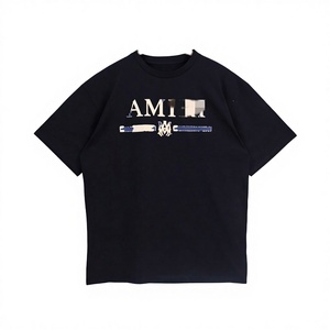 T-<span class=keywords><strong>shirt</strong></span> de luxe de haute qualité Amirys pour hommes et femmes, vêtements imprimés tendance, respirant, 100% coton - Product Image 3