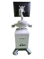 Échographe Doppler Couleur Vétérinaire sur Chariot avec Sonde Convexe Linéaire