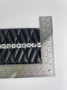 Pantuflas de Moda con <span class=keywords><strong>Tiras</strong></span> Anchas, Accesorios Decorativos en la Parte Superior y Adornos de Perlas y Diamantes de Imitación - Product Image 3