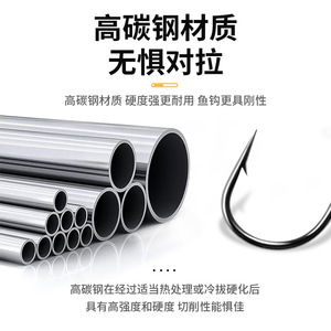 Hameçons jigging à tête plombée, 9 points de fixation, super résistants, barbelés, fabriqués en Chine pour la pêche au black-bass avec leurres. - Product Image 5