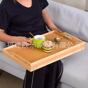 Wholesale of folding bed tables with <b>tablet</b> <b>stands</b>, computer desks, bamboo and wood trays with legs, and export-grade dining - Product Image 3
