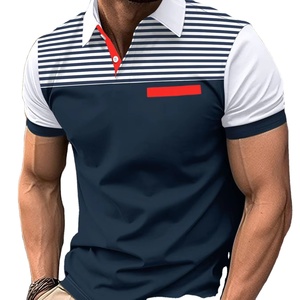 Polo da Uomo di Alta Qualità con Logo Personalizzato Ricamato, Tessuto Lavorato a Maglia con Motivo Stampato per Uomini e Donne - Product Image 1