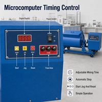 Machine à mélanger le ciment et le béton de laboratoire, moteur 3KW, 48 tr/min, minuterie numérique pour les laboratoires de test de matériaux de construction