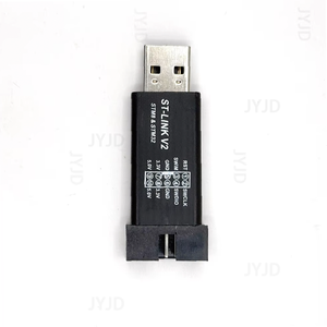 Programador <span class=keywords><strong>ST</strong></span> Link V2 Mini para STM8 STM32, Descargador y Depurador con Carcasa y Cable <span class=keywords><strong>DuPont</strong></span> - Product Image 4