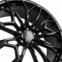 Rines Personalizados LEAD de 16-24 Pulgadas, 6061-T6, Forjados, con Recubrimiento en Polvo, Negros, para Mercedes, para Audi