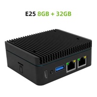 Radxa E25 Mini Gateway mit Dual 2.5G Ethernet-Anschlüssen, Verbessertes Board, Metallgehäuse zur Wärmeableitung