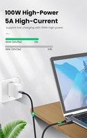 100W 5A Aufladen USB C Verlängerung kabel 3m 0,5 m 4K 60Hz E Mark Typ C 3.1 Gen2 10 Gbit/s Nylon geflochtenes Kabel HD-TV-Projektions kabel