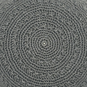 <span class=keywords><strong>DMC</strong></span> Noir Crochet <span class=keywords><strong>À</strong></span> La Main Yarmulke Tailles Personnalisables pour Hommes Garçons Enfants Quotidien Fête En Plein Air Scènes D'affaires Kippa - Product Image 4