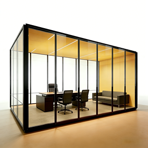 Producto de buena reputación Privacidad Oficina Pods para precio prefabricado Contenedor Casa Interior Reunión acústica Cabina insonorizada portátil - Product Image 2