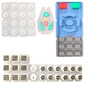 Tùy chỉnh Silicone bàn phím Silicone nút cao su bàn phím Silicone cao su bàn phím cho <span class=keywords><strong>TV</strong></span> điều khiển từ xa - Product Image 2