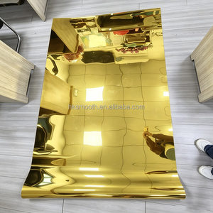 Nappe de table miroir dorée de luxe SMOOTH pour la décoration de table de mariage, nappe miroir multicolores en gros - Product Image 1