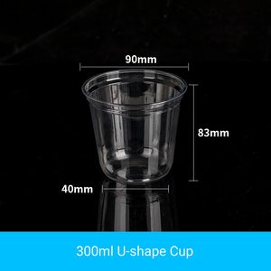 Usine En Gros 90 mm 12 oz Clair Café Glacé Boisson Froide Tasses Avec Sip Couvercles Gobelets En Plastique Jetables Avec Couvercles - Product Image 4