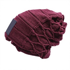 Gorro de Lana con Forro Polar, 100% Acrílico, Cálido, para Viajes al Aire Libre, Unisex, Otoño Invierno, Deportivo - Product Image 2