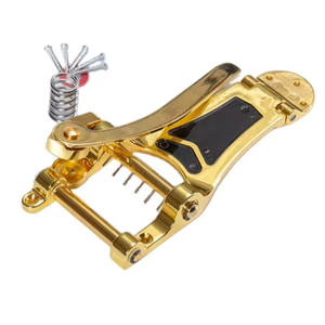 Pont vibrato <span class=keywords><strong>Bigsby</strong></span> en alliage d'aluminium 3 couleurs pour guitare électrique 6 cordes, quincaillerie de remplacement pour style jazz creux - Product Image 1