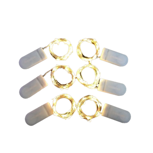 2m 3M LED Cadena de luz Para EL bricolaje Cadena luz de la BATERIA operado de alambre de cobre alambre de Cadena de luz - Product Image 1