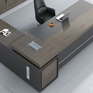 Vente en gros de table de directeur et de PDG en forme de L fabrication de mobilier de bureau bureau de direction en bois MFC personnalisé à <span class=keywords><strong>vendre</strong></span> - Product Image 5