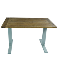 Table à manger en bois massif de chêne massif de style antique Design rustique pour salle à manger Banquet Office également pour hôtel