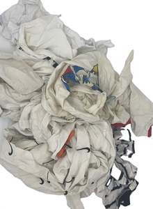 منفذ المصنع ملابس مستعملة مختلطة ملابس مستعملة بيضاء ، مسح تنظيف صناعي أبيض 05 1000kgs - Product Image 3